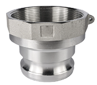356T6 Aluminum A Adapter (Reducer) Camlock Fitting 356T6 Aluminum A Adapter (Reducer) Camlock Fitting