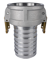 356T6 Aluminum C Coupler Heavy Wall Camlock Fitting 356T6 Aluminum C Coupler Heavy Wall Camlock Fitting