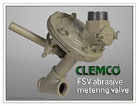 FSV Abrasive Metering Valve FSV Abrasive Metering Valve