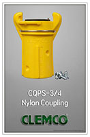 Model CQPS-3/4 Nylon Blast Hose Coupling Model CQPS-3/4 Nylon Blast Hose Coupling