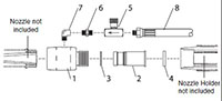 Wetblast Injector Nozzle Adapter Assemblies Wetblast Injector Nozzle Adapter Assemblies