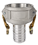356T6 Aluminum C Coupler (Reducer) Camlock Fitting 356T6 Aluminum C Coupler (Reducer) Camlock Fitting